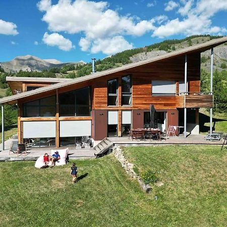 Chalet D'Architecte Avec Vue Panoramique Allos Ngoại thất bức ảnh