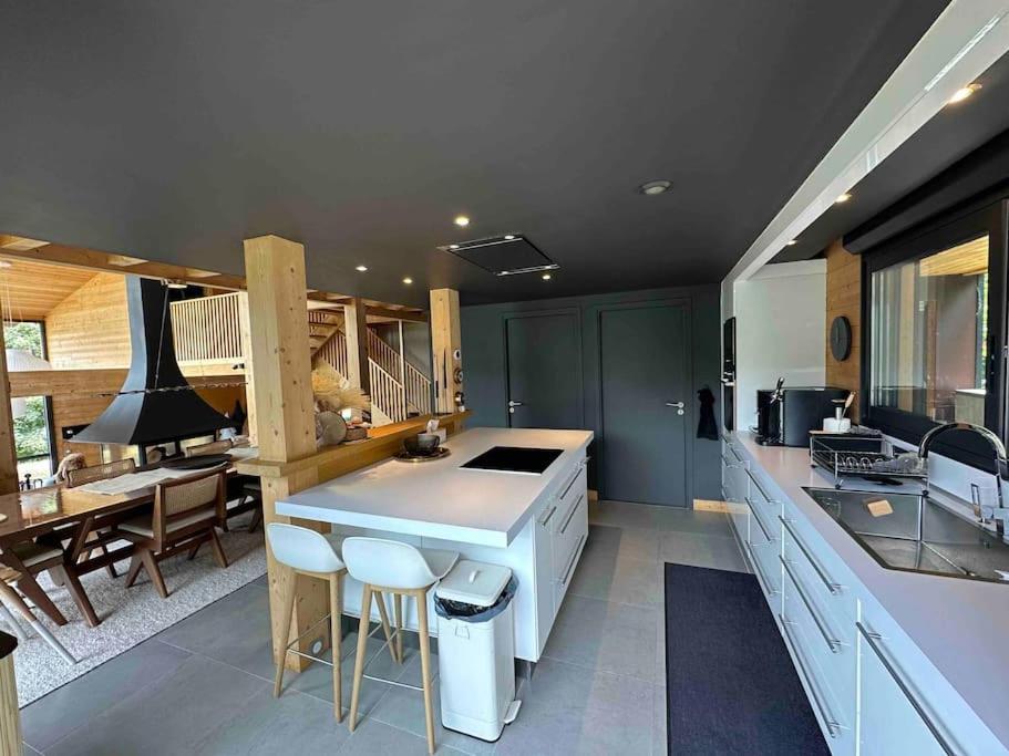 Chalet D'Architecte Avec Vue Panoramique Allos Ngoại thất bức ảnh