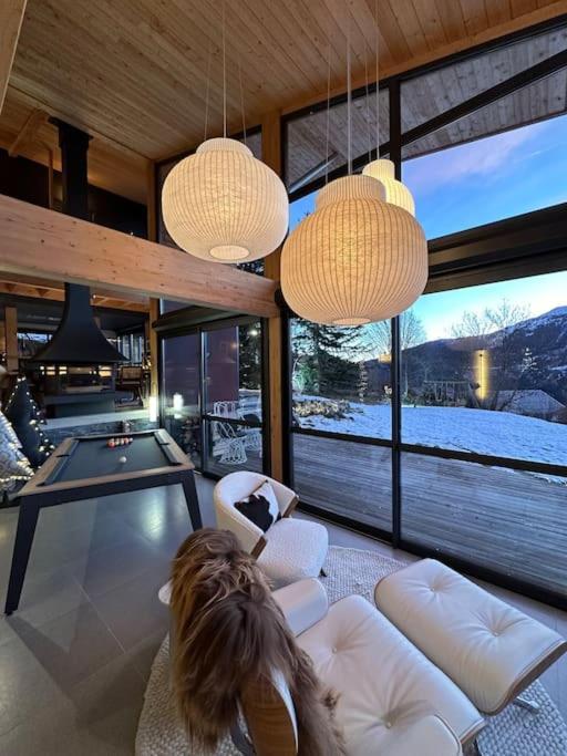 Chalet D'Architecte Avec Vue Panoramique Allos Ngoại thất bức ảnh