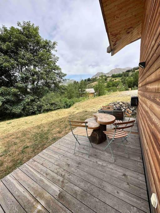 Chalet D'Architecte Avec Vue Panoramique Allos Ngoại thất bức ảnh