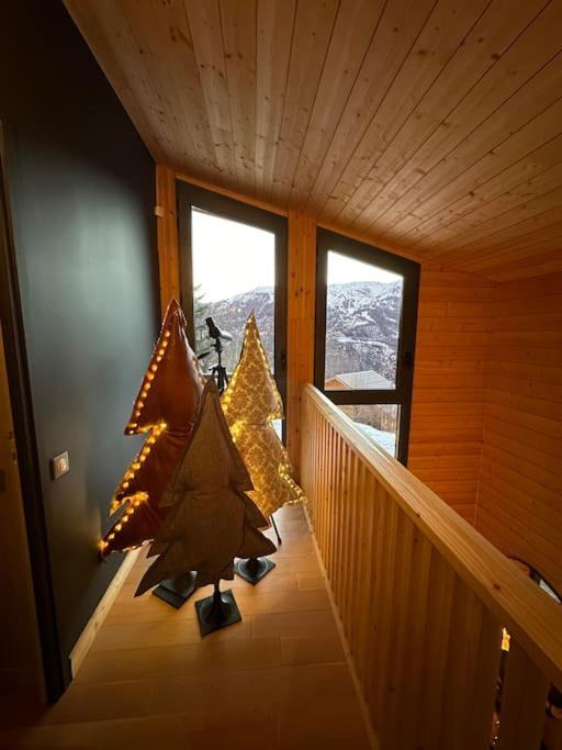 Chalet D'Architecte Avec Vue Panoramique Allos Ngoại thất bức ảnh