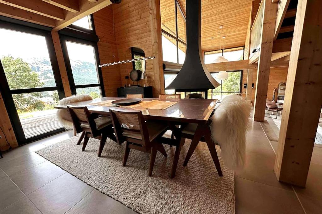 Chalet D'Architecte Avec Vue Panoramique Allos Ngoại thất bức ảnh