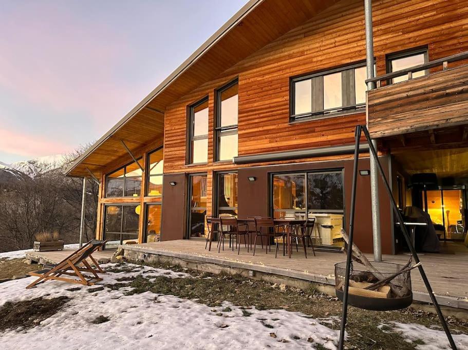 Chalet D'Architecte Avec Vue Panoramique Allos Ngoại thất bức ảnh