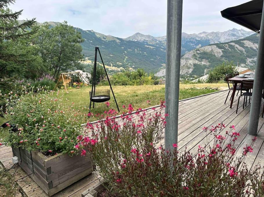 Chalet D'Architecte Avec Vue Panoramique Allos Ngoại thất bức ảnh