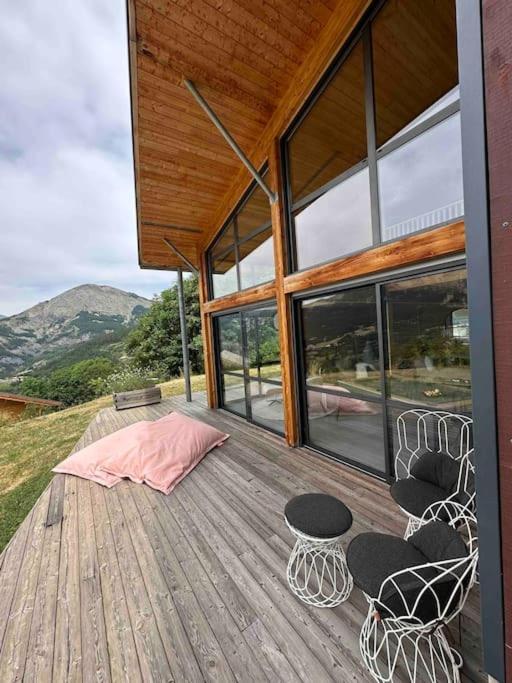 Chalet D'Architecte Avec Vue Panoramique Allos Ngoại thất bức ảnh