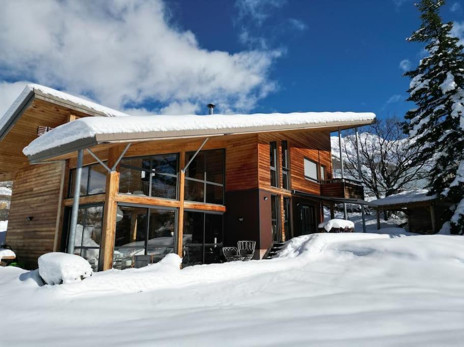 Chalet D'Architecte Avec Vue Panoramique Allos Ngoại thất bức ảnh
