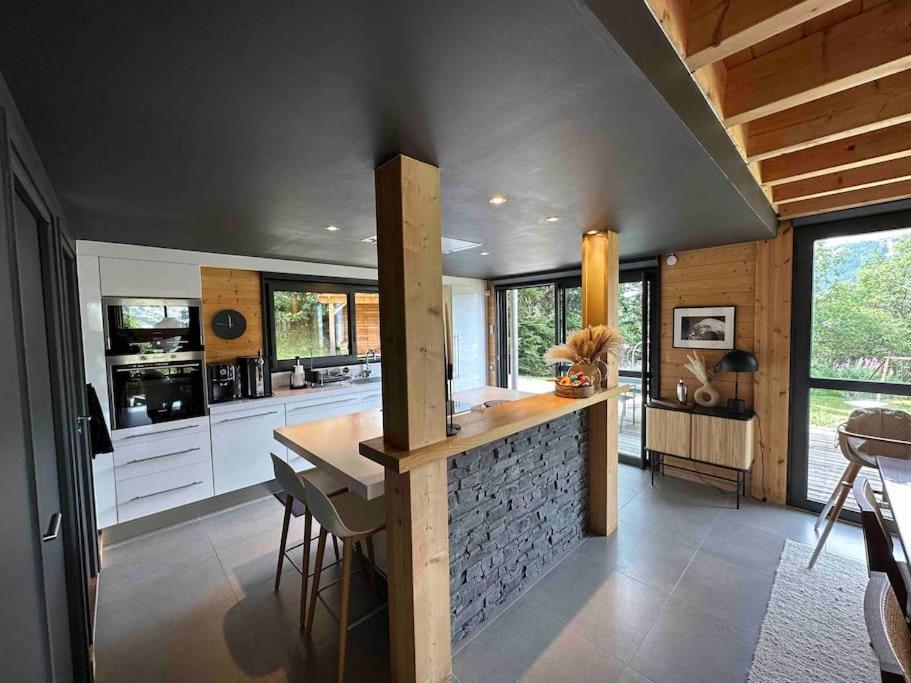 Chalet D'Architecte Avec Vue Panoramique Allos Ngoại thất bức ảnh