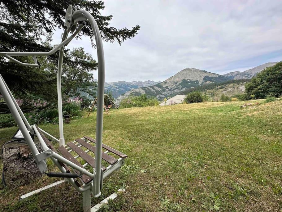 Chalet D'Architecte Avec Vue Panoramique Allos Ngoại thất bức ảnh
