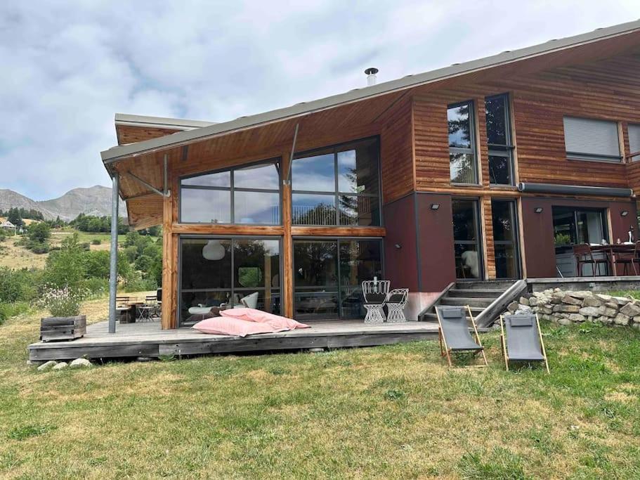 Chalet D'Architecte Avec Vue Panoramique Allos Ngoại thất bức ảnh