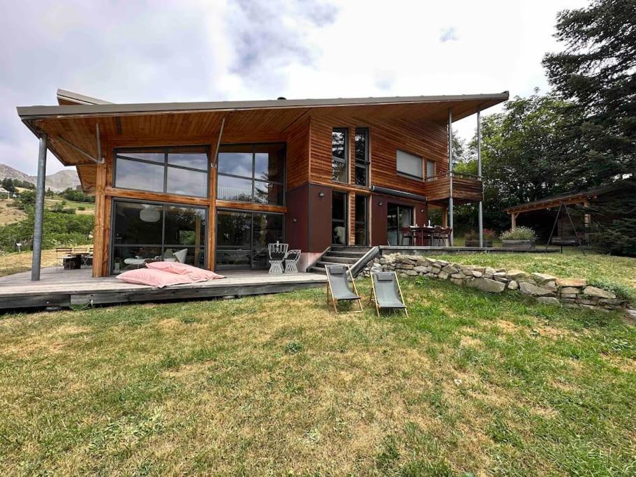 Chalet D'Architecte Avec Vue Panoramique Allos Ngoại thất bức ảnh