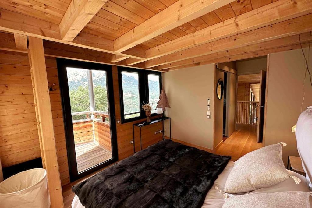 Chalet D'Architecte Avec Vue Panoramique Allos Ngoại thất bức ảnh