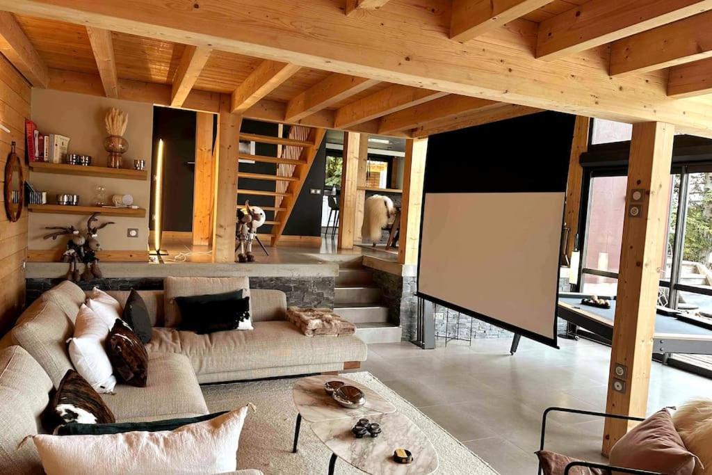 Chalet D'Architecte Avec Vue Panoramique Allos Ngoại thất bức ảnh