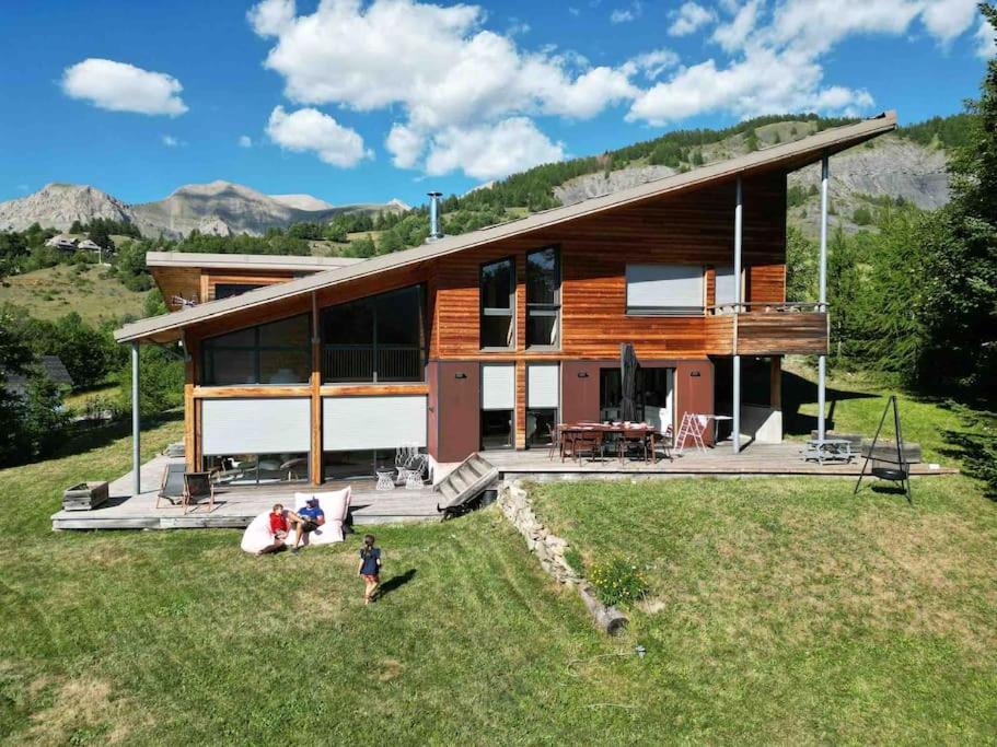 Chalet D'Architecte Avec Vue Panoramique Allos Ngoại thất bức ảnh